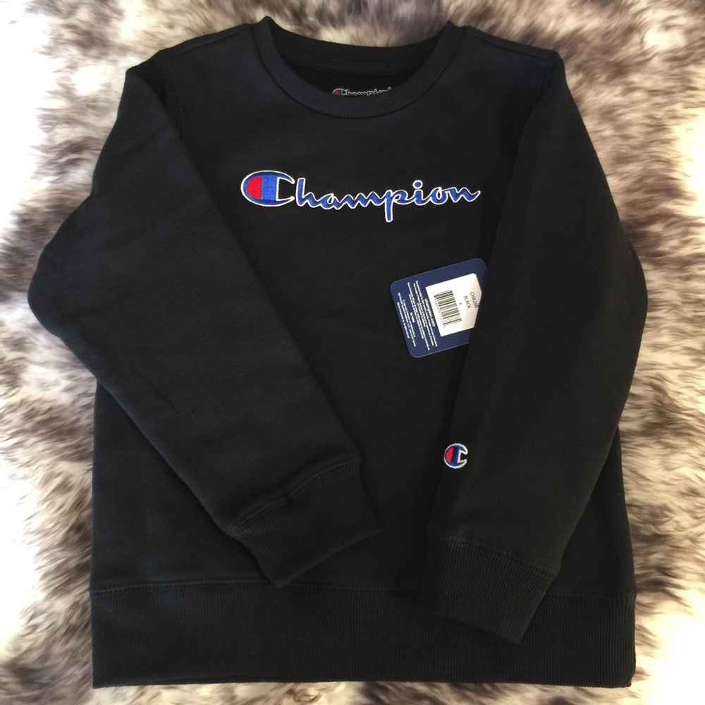 NWT Champion Kids Embroidered Pullover Sweatshirt